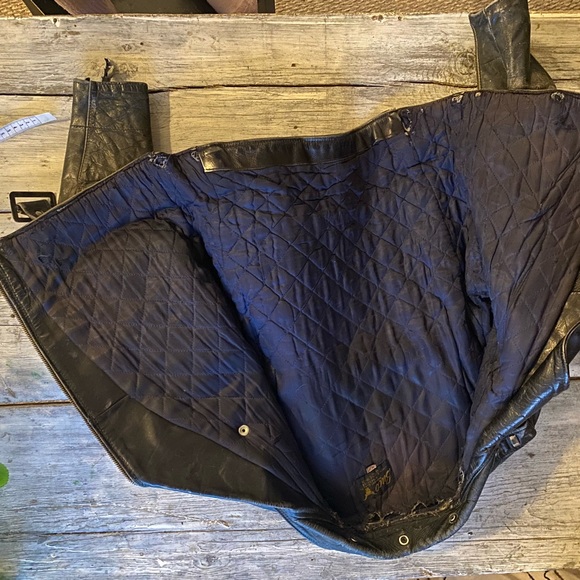 Vintage leather Buco late 1950’s to 1960s. Steer Hide D-pocket J-82 Detroit. - Picture 6 of 11